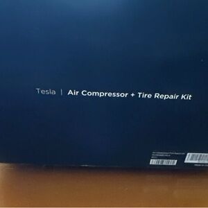 Tesla Air Compressor and Tire Repair Kit